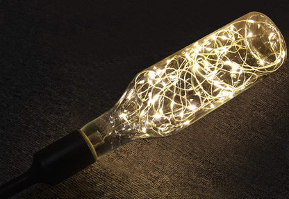 1W LED Bottle Bulb E27 Warm White Fairy Filament Decorative - Free delivery on all orders