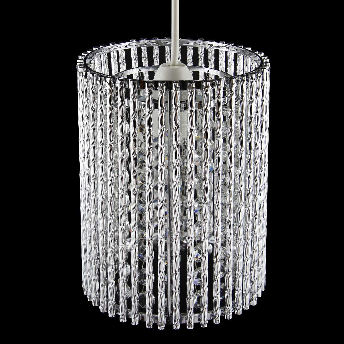 Ceiling Hanging Pendant Lamp Shade Crystal Droplet Chandelier - Free delivery on all orders
