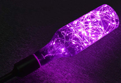 1W LED Purple Bottle Fairy Bulb E27 Decorative Glass Lamp