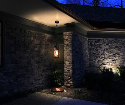 Hanging Lantern Light Black with Chain ZLC013