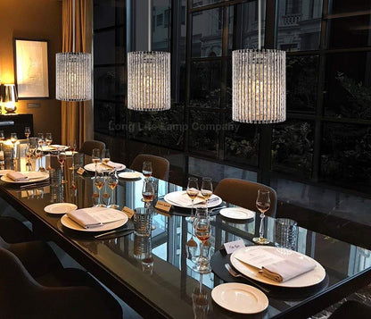 Ceiling Hanging Pendant Lamp Shade Crystal Droplet Chandelier - Free delivery on all orders