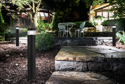 3w Black LED Bollard Post Ground Spike Light Cool White