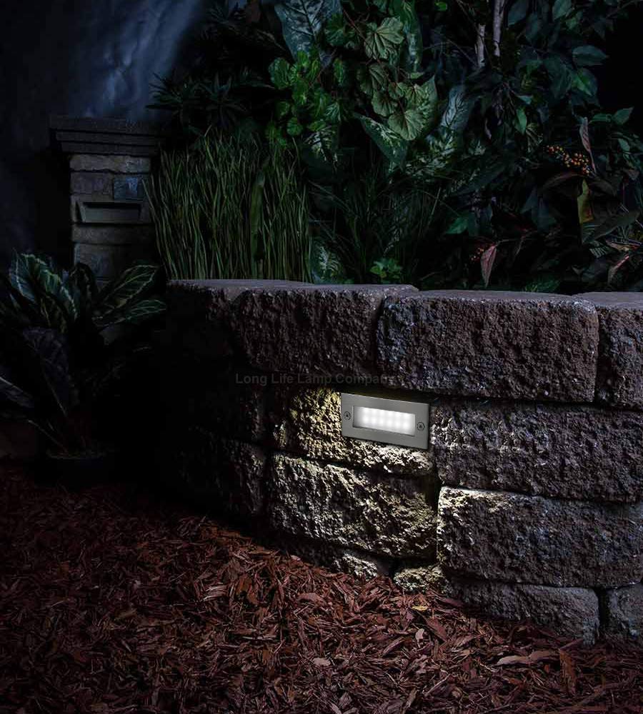 Mini 1.5w LED Cool White Outdoor Recessed Brick Light IP44