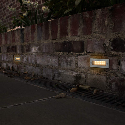 Mini 1.5w LED Warm White Outdoor Recessed Brick Light IP44