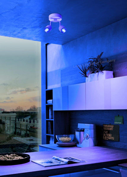 8w LED R80 Reflector Light Bulb E27 Blue Replacement For Halogen Spots