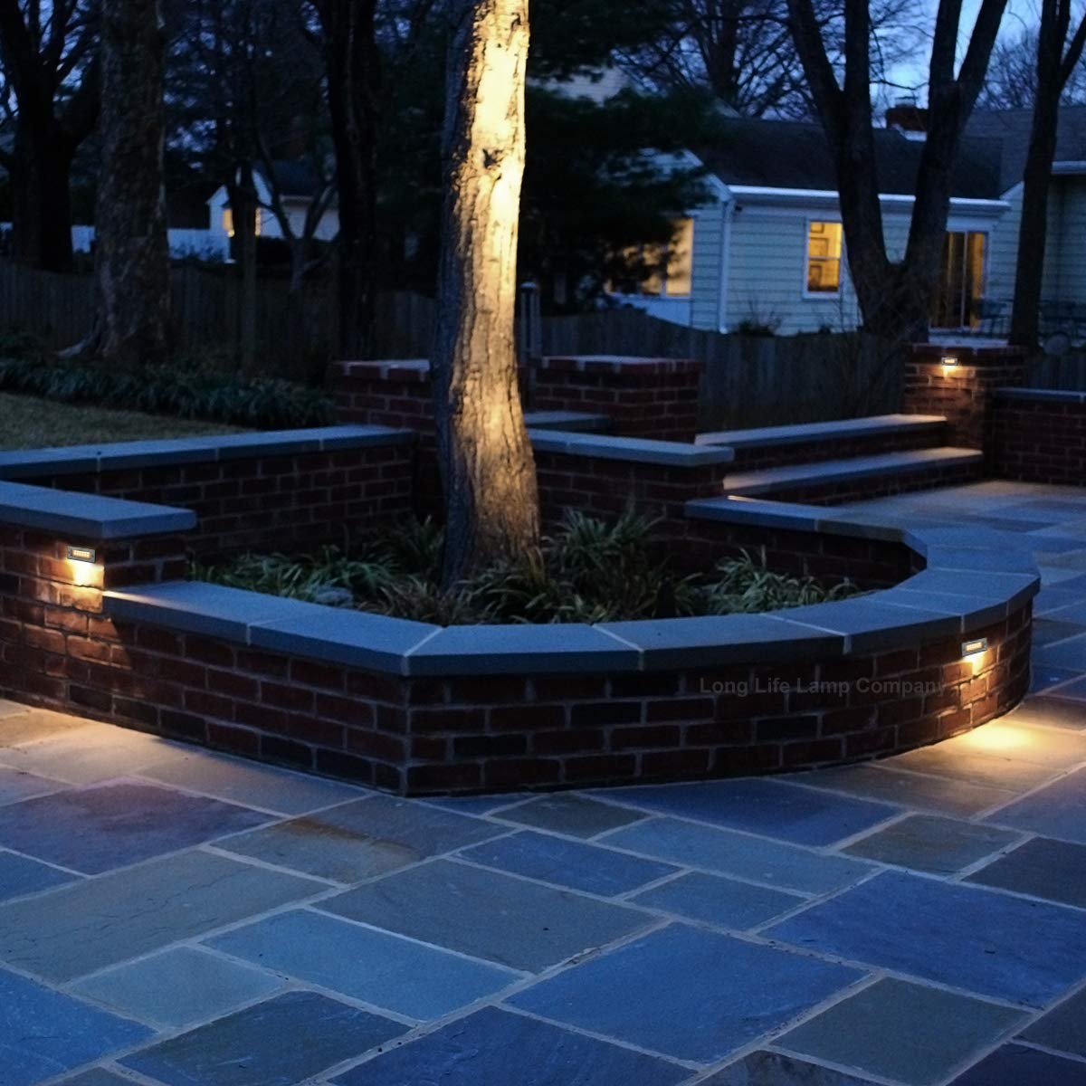 Mini 1.5w LED Warm White Outdoor Recessed Brick Light IP44