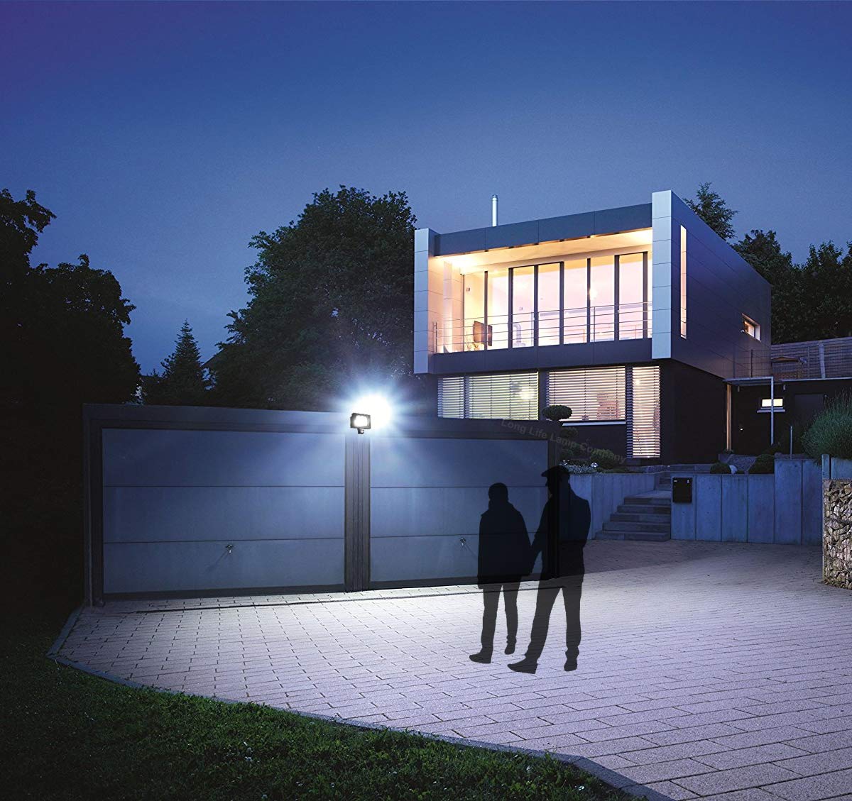 20w LED PIR Flood Light IP65 Outdoor Security Light with Motion Sensor Cool White - Free delivery on all orders
