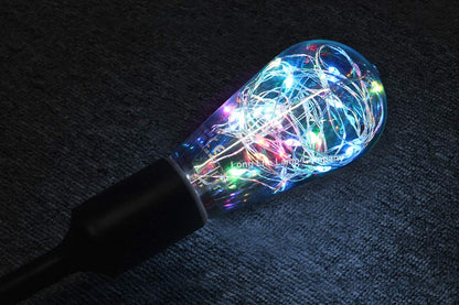 1w E27 ST58 LED RGB Fairy String Filament Light Bulb
