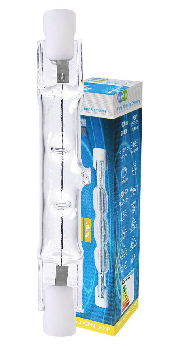 75w Halogen tube linear J78mm - Energy Light Bulbs - Free delivery on all orders