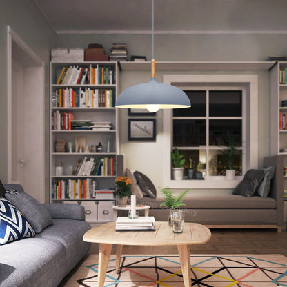 Modern Retro Pendant Ceiling Light Grey M0133