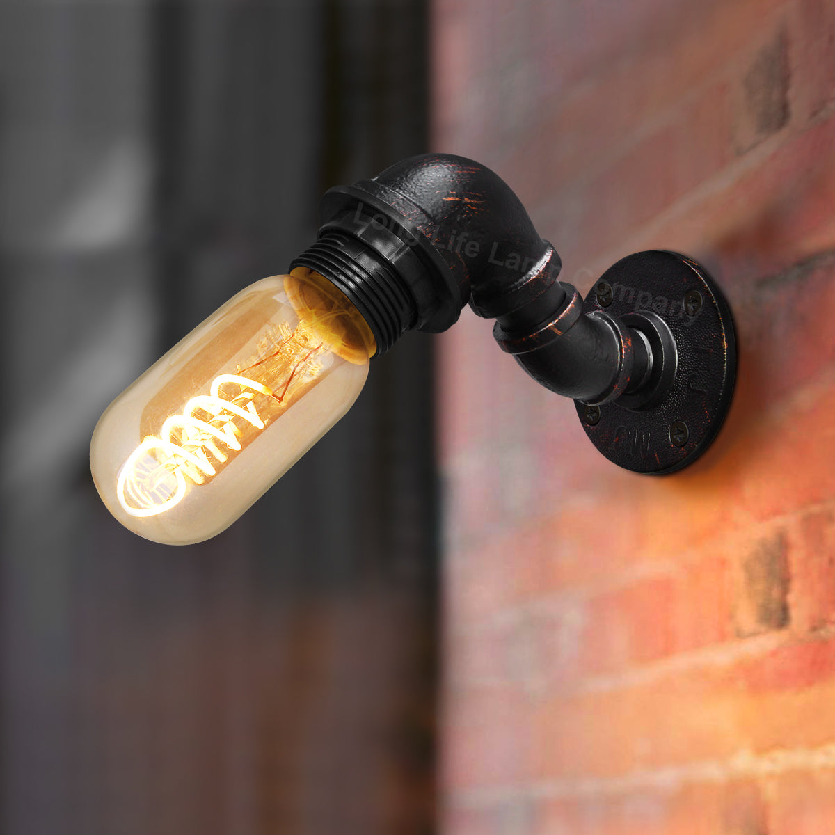 Retro Vintage Industrial Water Pipe Wall Light