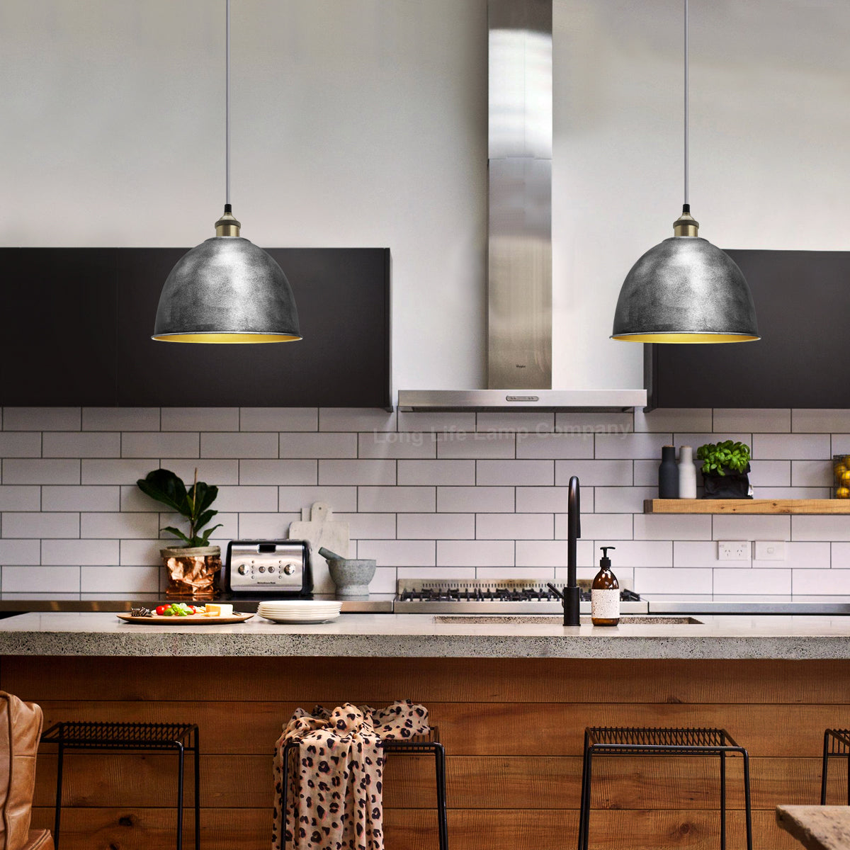 Industrial Vintage Brass Ceiling Pendant Light M0152
