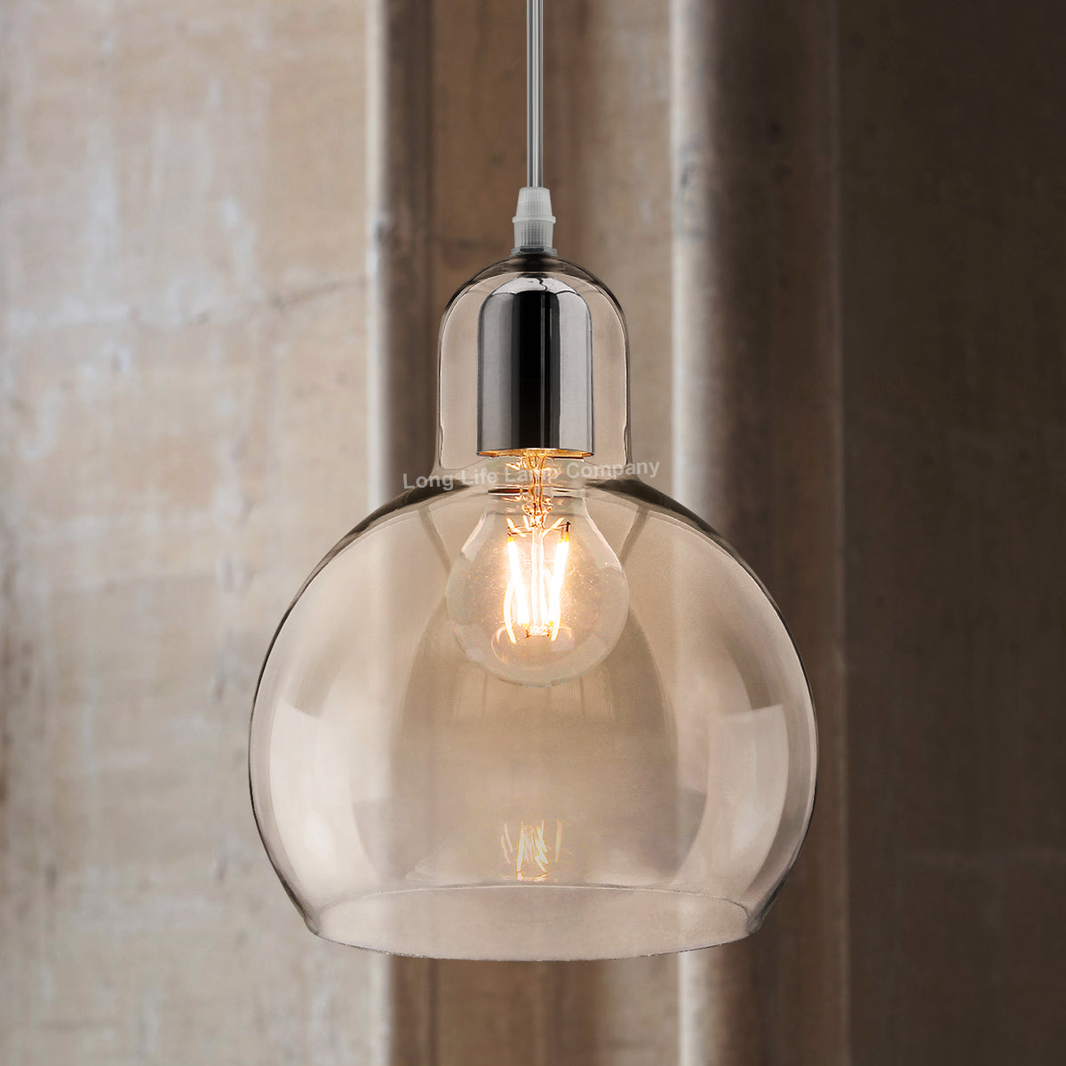Modern Mini Globe Clear Glass Pendant Light M0185 - Free delivery on all orders