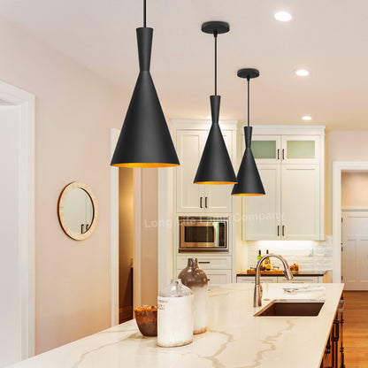 Modern Black Metal Ceiling Pendant Light - Free delivery on all orders