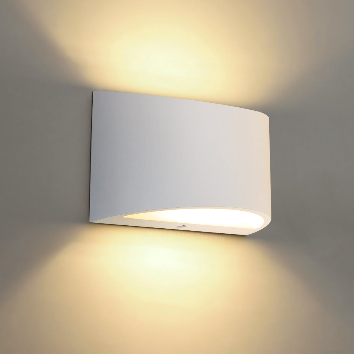 Modern Up Down Gypsum Ceramic Wall Light with G9 LED 5W WW