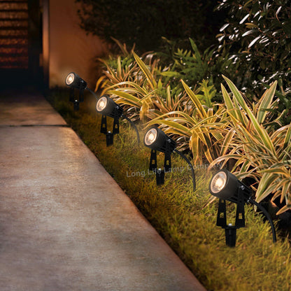 4 Pack Outdoor Garden LED Spike Lights Warm White 12v Low Voltage ZLCSK1WW - Free delivery on all orders