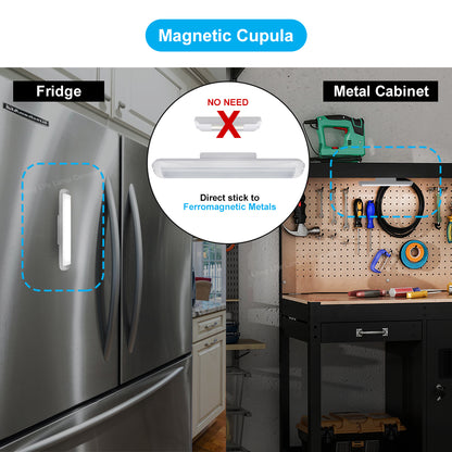 USB Magnetic LED Under Cabinet Light 3W Cool White Touch Sensor - Free delivery on all orders