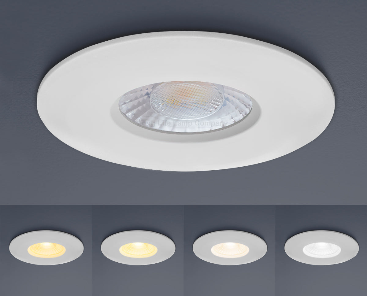8W Fire Rated Downlights Dimmable White