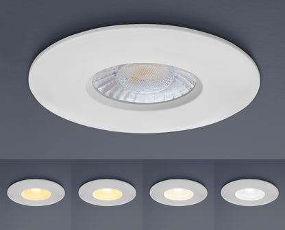 8W Fire Rated Downlights Dimmable White
