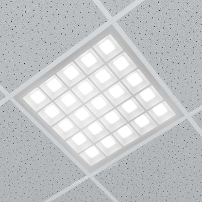 40w LED Panel 600 X 600 Recessed Ceiling Light 6500K 25 Sections Modular Replacement