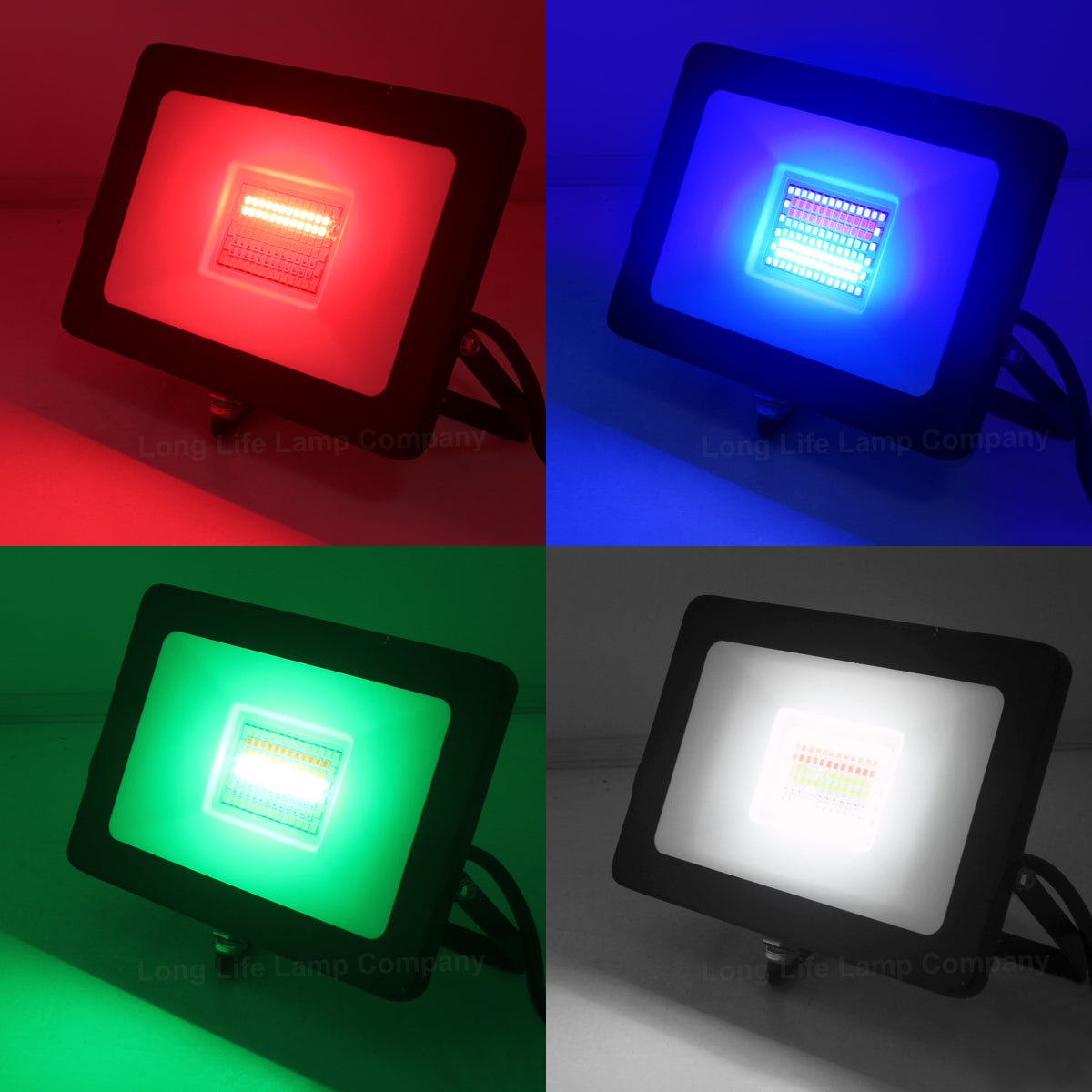 30w IP66 LED RGB Floodlight Outdoor Colour Changing Remote Control - Free delivery on all orders