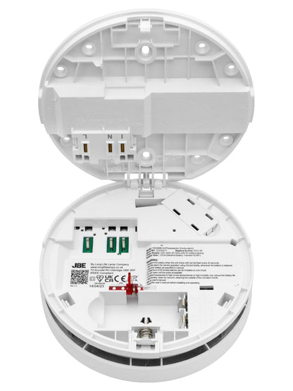 Sensor Smoke Alarm 240v Mains Operated with Battery Back Up Photoelectric Detector