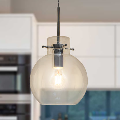 Modern Clear Glass Globe Ceiling Pendant Light Ball Lamp Shade H3132