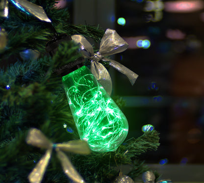 1w E27 ST58 LED Green Fairy String Filament Light Bulb - Free delivery on all orders