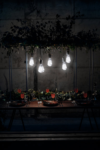 1w E27 ST58 LED Cool White Fairy String Filament Light Bulb - Free delivery on all orders
