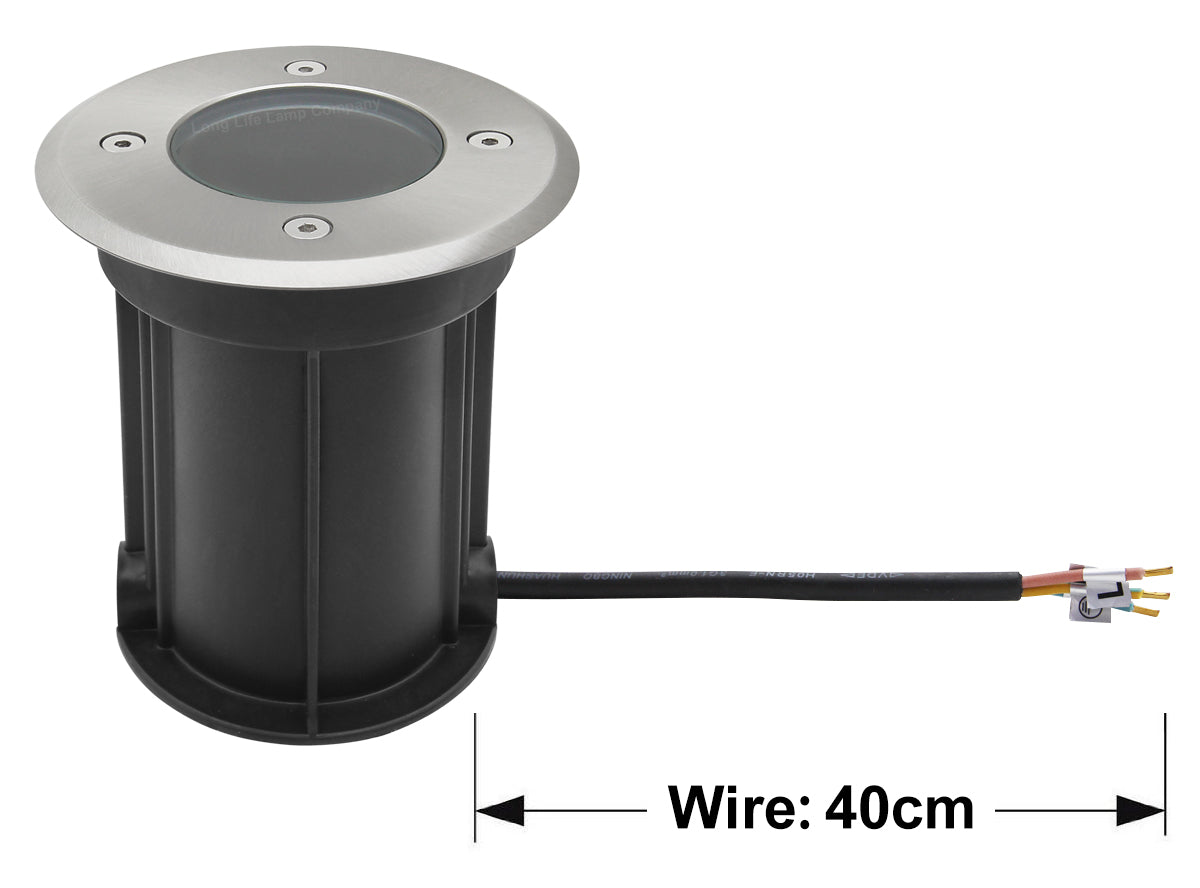 Outdoor Ground Walk Over Recessed Light Round IP67 Waterproof