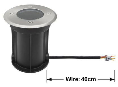 Outdoor Ground Walk Over Recessed Light Round IP67 Waterproof
