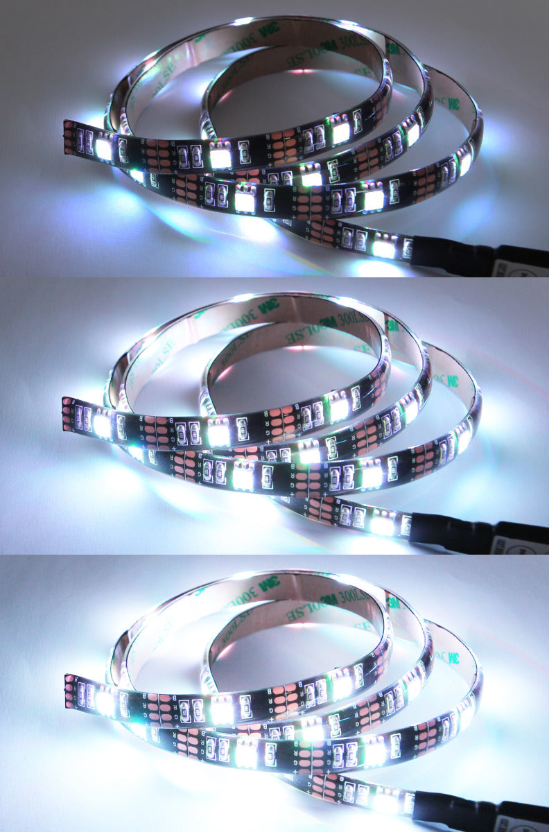 90cm RGB LED USB Strip Light Remote TV Monitor 5V 6.5W Mood - Free delivery on all orders