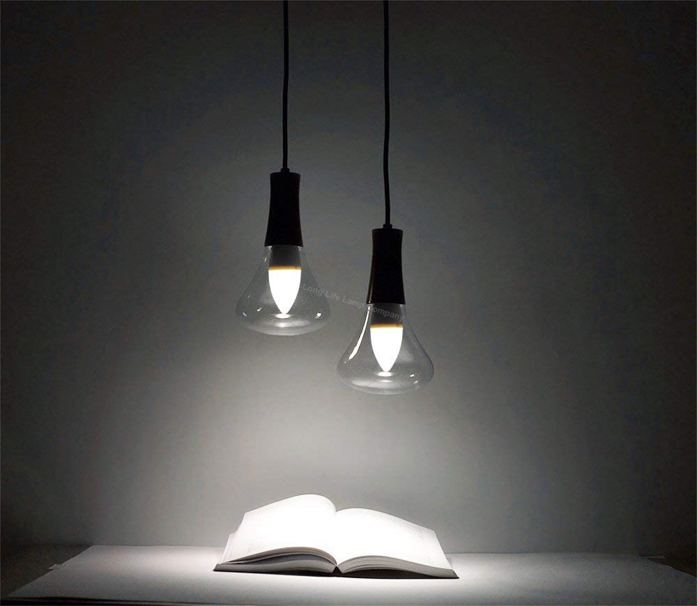 7w Frosted Cover LED Candle Cool White Equivalent to 60w - Energy Light Bulbs - Free delivery on all orders