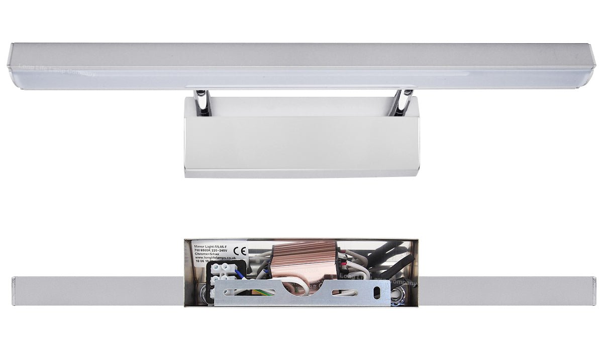 7w LED Bathroom Mirror Wall Light Cool White 6500k IP20 - Energy Light Bulbs - Free delivery on all orders