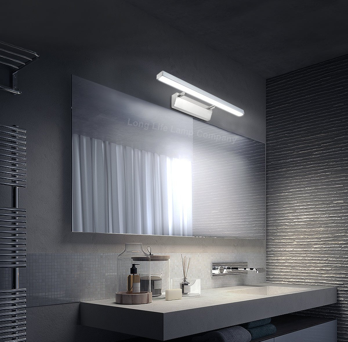 7w LED Bathroom Mirror Wall Light Cool White 6500k IP20 - Energy Light Bulbs - Free delivery on all orders