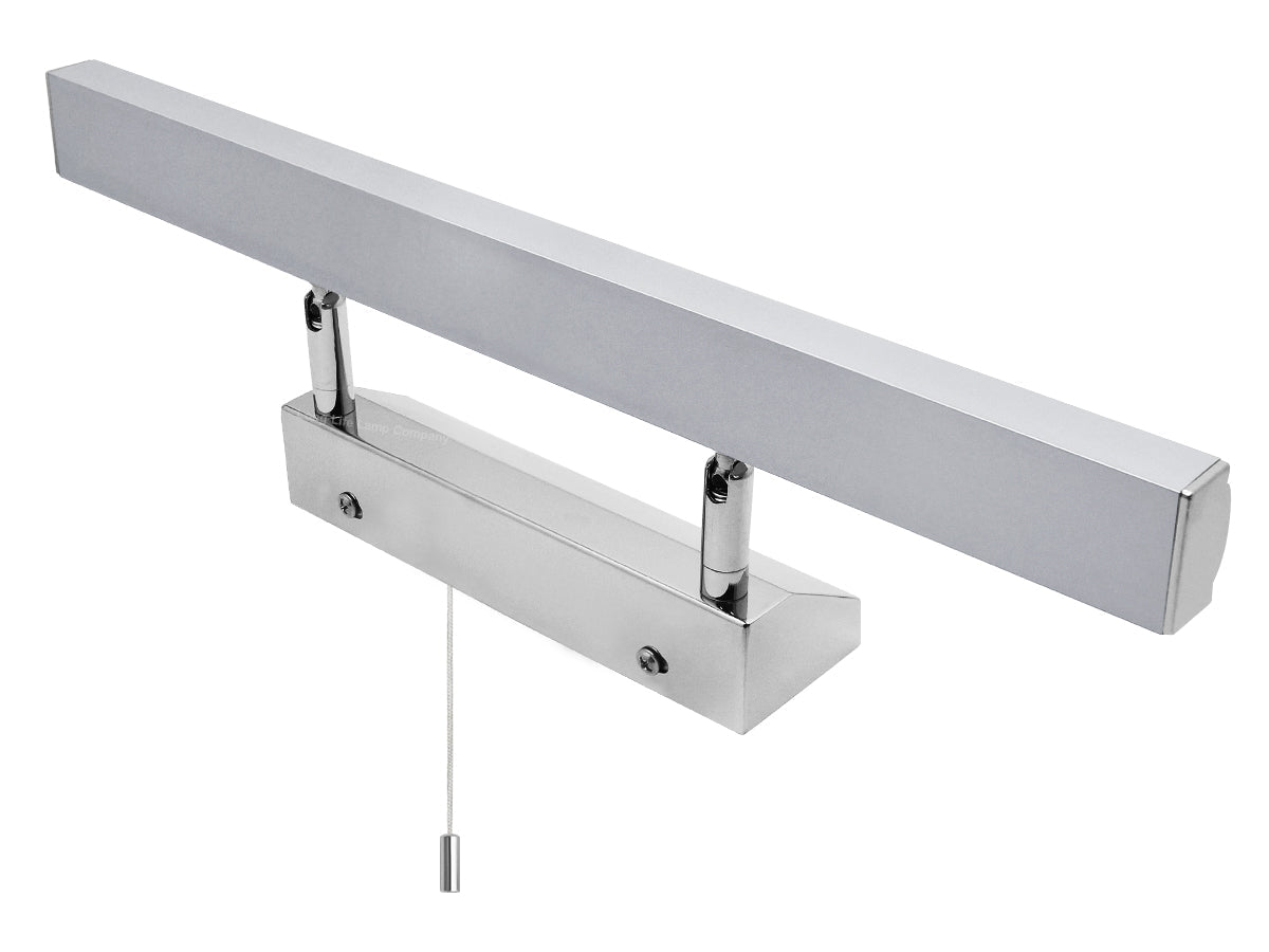 7w LED Bathroom Mirror Wall Light With Pull Cord Cool White 6500k IP20 - Energy Light Bulbs - Free delivery on all orders