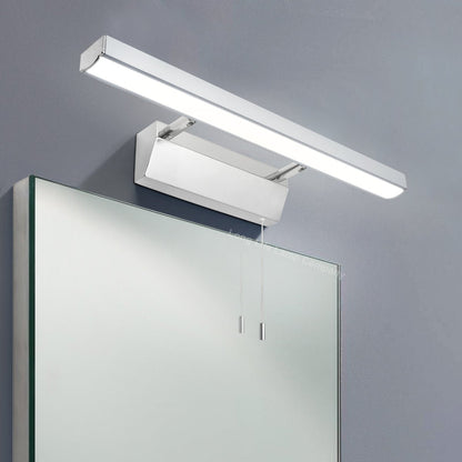 7w LED Bathroom Mirror Wall Light With Pull Cord Cool White 6500k IP20 - Energy Light Bulbs - Free delivery on all orders