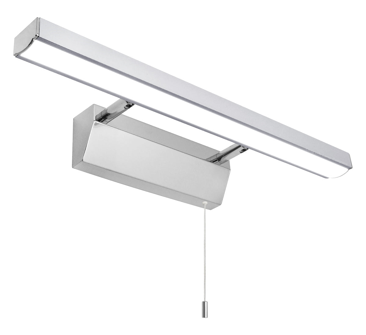 7w LED Bathroom Mirror Wall Light With Pull Cord Cool White 6500k IP20 - Energy Light Bulbs - Free delivery on all orders