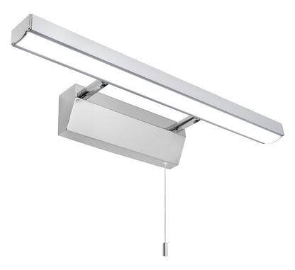 7w LED Bathroom Mirror Wall Light With Pull Cord Cool White 6500k IP20 - Energy Light Bulbs - Free delivery on all orders
