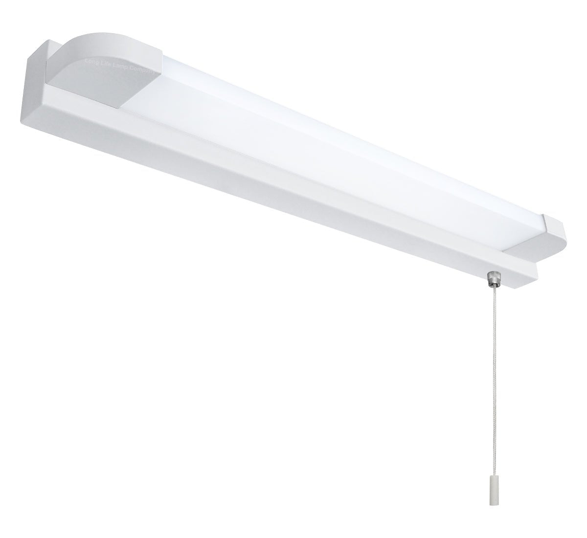 7w LED Bathroom Mirror Wall Light With Pull Cord Cool White 6500k IP44 - Energy Light Bulbs - Free delivery on all orders