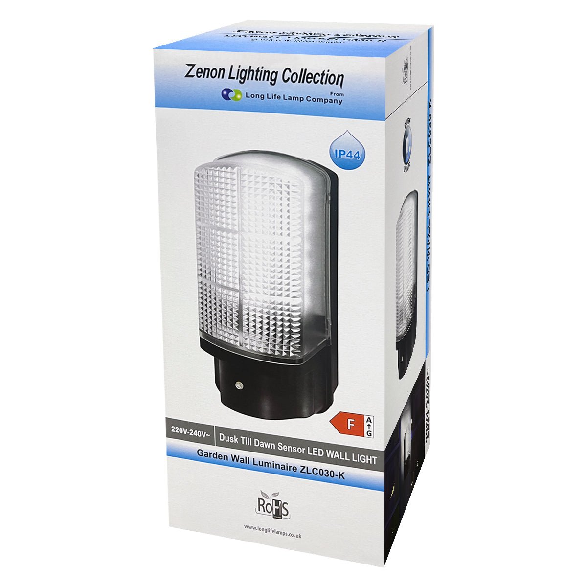 7w LED Bulkhead Dusk to Dawn Sensor Security Light Cool White - Energy Light Bulbs - Free delivery on all orders