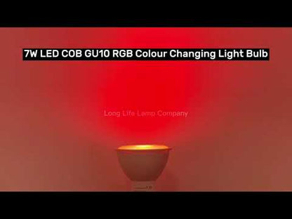 7w LED GU10 Colour Changing Bulbs | Auto Fade COB High Brightness Mood - Energy Light Bulbs - Free delivery on all orders