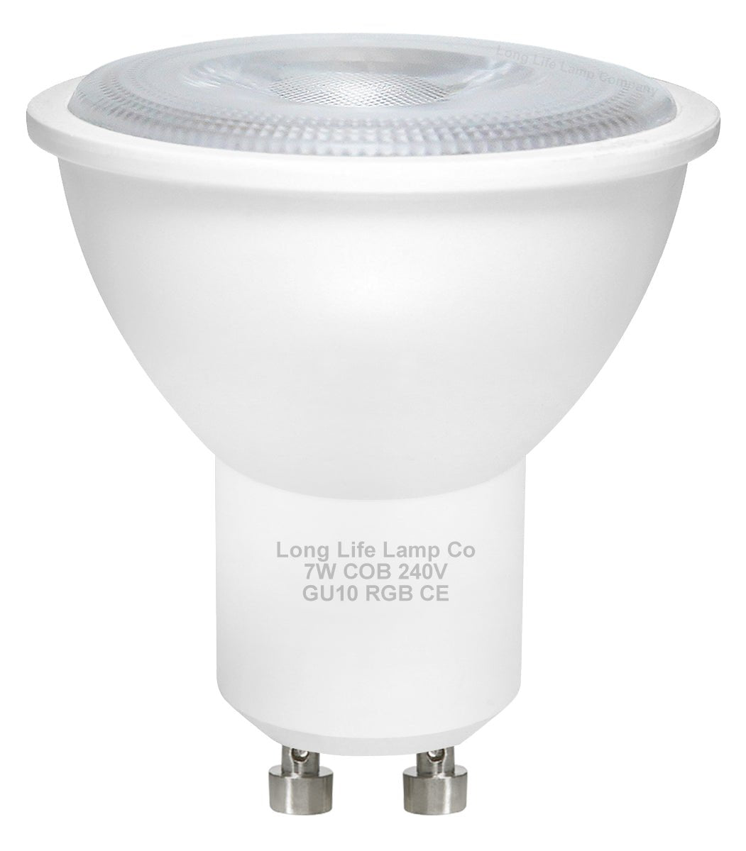 7w LED GU10 Colour Changing Bulbs | Auto Fade COB High Brightness Mood - Energy Light Bulbs - Free delivery on all orders