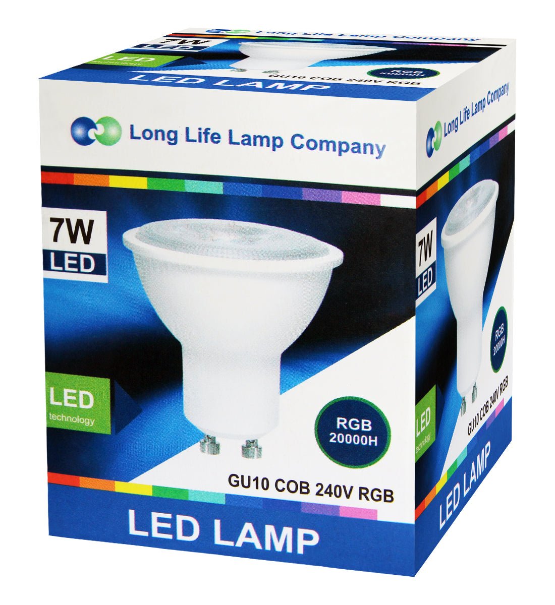 7w LED GU10 Colour Changing Bulbs | Auto Fade COB High Brightness Mood - Energy Light Bulbs - Free delivery on all orders