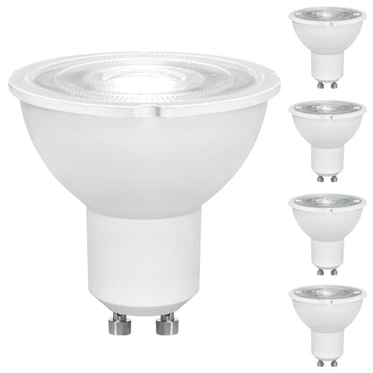 7W LED GU10 Spotlight – Cool White 6500K, 5 or 10 Pack - Energy Light Bulbs - Free delivery on all orders