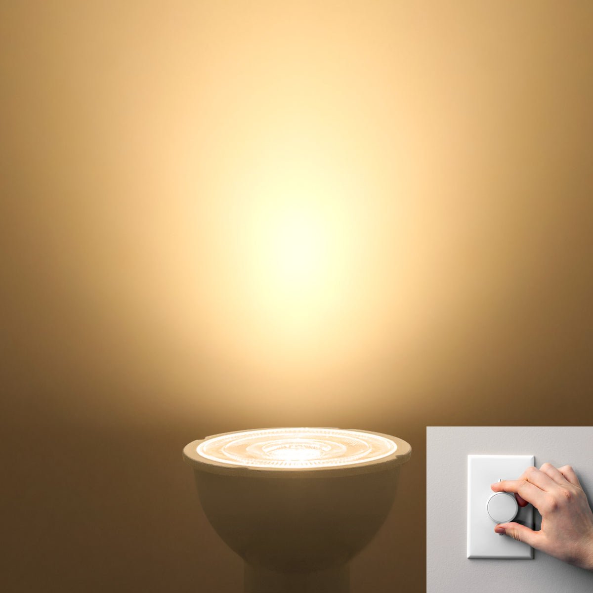 7W LED GU10 Spotlight – Warm White 3000K, 5 or 10 Pack - Energy Light Bulbs - Free delivery on all orders