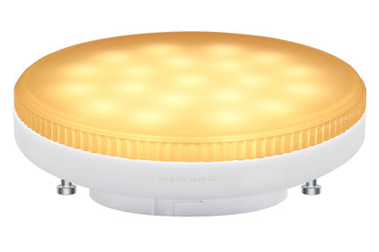 7w LED GX53 Light Bulb Warm White Replacement For Round CFL - Energy Light Bulbs - Free delivery on all orders