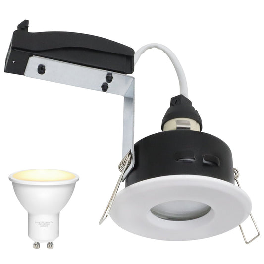 7w LED Shower Downlight IP65 240v Mains Power - Energy Light Bulbs - Free delivery on all orders