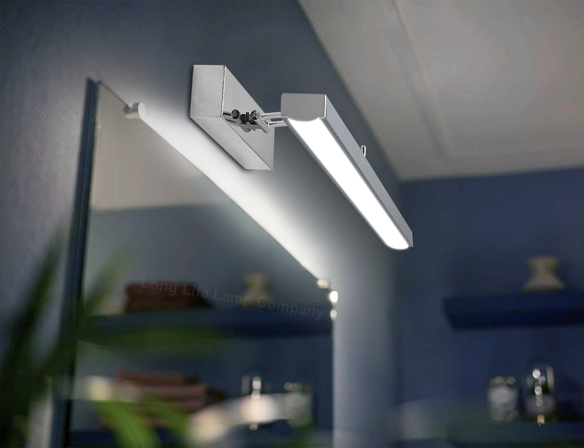 7W LED Bathroom Mirror Light 6500K Cool White IP20 Wall Light - Free delivery on all orders