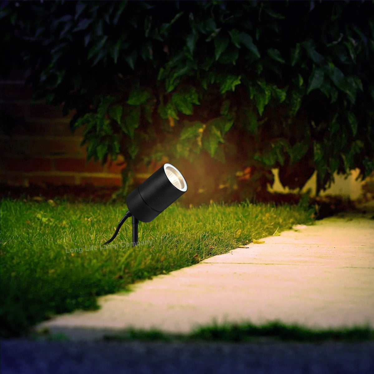 Outdoor Garden Black Stainless Steel 12v MR16 Low Voltage Spike Light ZLC328B - Free delivery on all orders